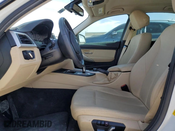 2017 BMW 3 Series 320i with VIN WBA8E1G53HNU13232, listed as a Copart auction lot 49225525 with 0 mi miles and Salvage Title. Bid and sale history available at carsss.com. Image 7.