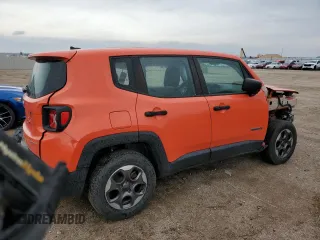 2015 Jeep Renegade Sport with VIN ZACCJBAT3FPC23361, listed as a Copart auction lot 55310505 with 125,468 mi miles and Salvage Title. Bid and sale history available at DreamBid. Image 3.