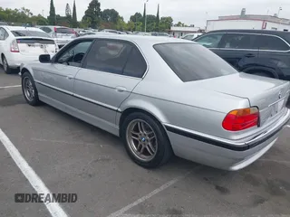 2001 BMW 7 Series 740iL with VIN WBAGH83451DP21927, listed as a IAAI auction lot 42587185 with Not provided miles and . Bid and sale history available at DreamBid. Image 3.