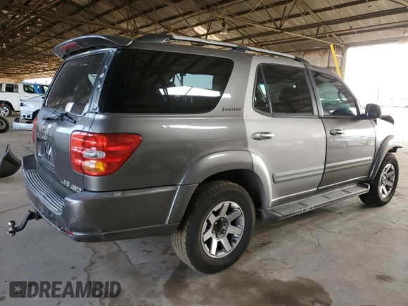 2003 Toyota Sequoia Limited with VIN 5TDBT48A73S168823, listed as a Copart auction lot 50471315 with 178,902 mi miles and Salvage Title. Bid and sale history available at DreamBid. Image 3.