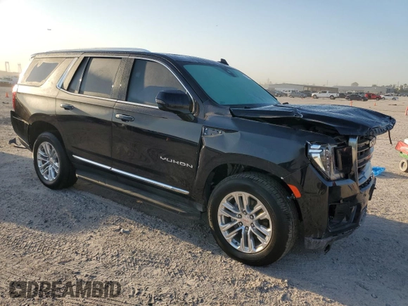 2021 GMC Yukon SLT with VIN 1GKS1BKT8MR388139, listed as a Copart auction lot 52368645 with 59,602 mi miles and Salvage Title. Bid and sale history available at carsss.com. Image 4.