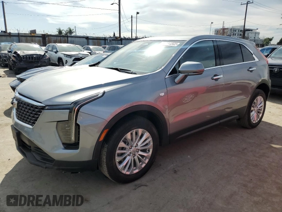 2024 Cadillac XT4 AWD Luxury with VIN 1GYFZBR40RF150020, listed as a Copart auction lot 46184565 with 9,188 mi miles and Salvage Title. Bid and sale history available at carsss.com. Image 1.
