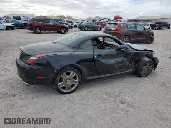 2007 Lexus SC 430 with VIN JTHFN45Y279013600, listed as a Copart auction lot 78139444 with 129,950 mi miles and Salvage Title. Bid and sale history available at DreamBid. Image 3.