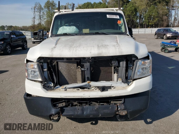 2019 Nissan NV SV with VIN 1N6AF0KY4KN801510, listed as a Copart auction lot 50055195 with 123,660 mi miles and Salvage title. Bid and sale history available at DreamBid. Image 5.
