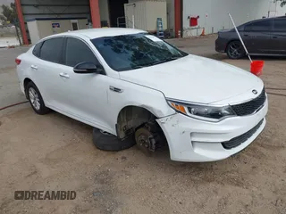 2016 Kia Optima LX z VIN 5XXGT4L39GG039021, wystawiony jako IAAI lot #42326459 z przebiegiem 90 748 mil mil oraz . Historia ofert i sprzedaży dostępna na DreamBid. Obrazek 1.
