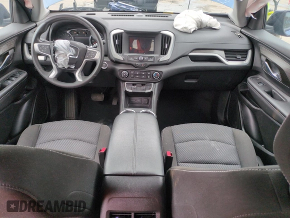 2024 GMC Terrain SLE with VIN 3GKALTEG3RL314796, listed as a Copart auction lot 58643785 with 22,617 mi miles and Salvage title. Bid and sale history available at DreamBid. Image 8.
