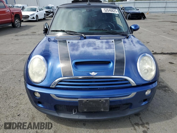2008 MINI Convertible S с VIN WMWRH33558TL96085, выставлен на аукционе Copart как лот 52648825 с пробегом 101 199 миль миль и Чистый • Clean title. История ставок и продаж доступна на DreamBid. Изображение 5.