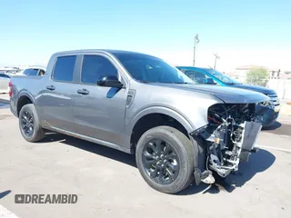 2024 Ford Maverick XLT with VIN 3FTTW8H38RRA37481, listed as a IAAI auction lot 42562671 with 36,610 mi miles and . Bid and sale history available at DreamBid. Image 1.