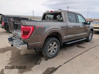 2021 Ford F-150 XL with VIN 1FTFW1E83MFC80304, listed as a Copart auction lot 51306395 with 46,446 mi miles and Salvage Title. Bid and sale history available at carsss.com. Image 3.