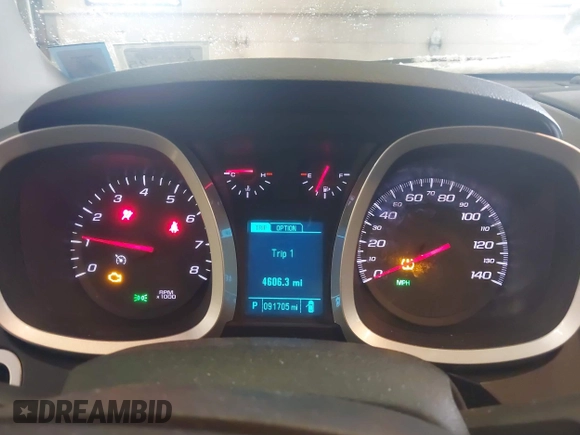 2015 Chevrolet Equinox LT with VIN 2GNFLFE31F6320281, listed as a IAAI auction lot 41598308 with 91,705 mi miles and . Bid and sale history available at DreamBid. Image 7.