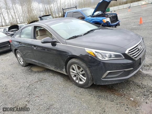 2017 Hyundai Sonata SE with VIN 5NPE24AF5HH547659, listed as a Copart auction lot 50803005 with 90,067 mi miles and Salvage Title. Bid and sale history available at carsss.com. Image 4.