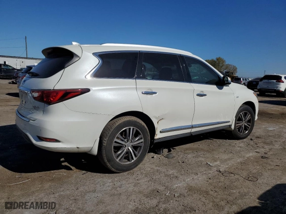 2016 Infiniti QX60 with VIN 5N1AL0MM6GC531992, listed as a Copart auction lot 75561814 with 81,724 mi miles and Salvage Title. Bid and sale history available at carsss.com. Image 3.