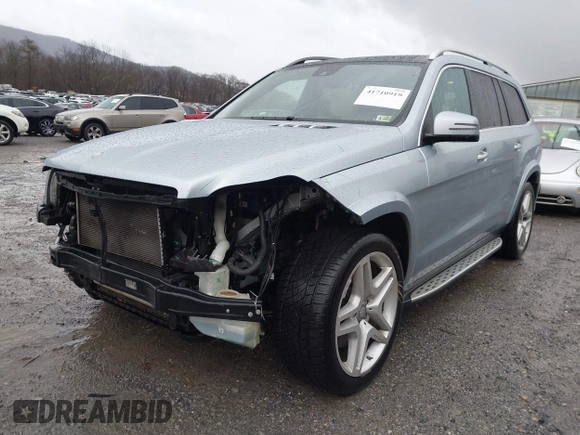 2016 Mercedes-Benz GL with VIN 4JGDF7DE3GA655476, listed as a IAAI auction lot 41710919 with 164,831 mi miles. Bid and sale history available at carsss.com. Image 6.