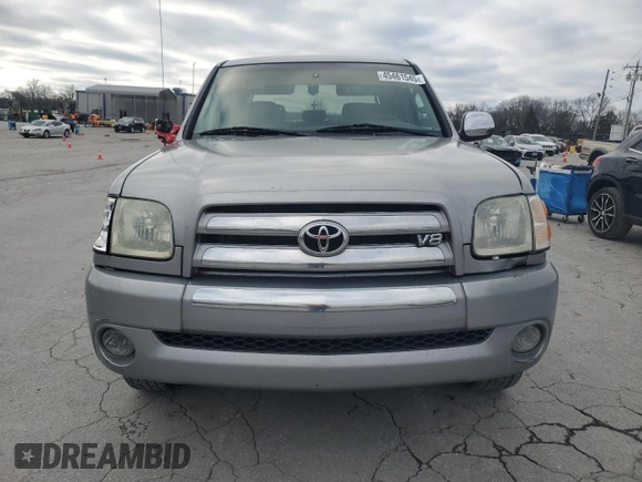 2004 Toyota Tundra SR5 with VIN 5TBET34184S445602, listed as a Copart auction lot 45461545 with 373,136 mi miles and Salvage Title. Bid and sale history available at DreamBid. Image 5.
