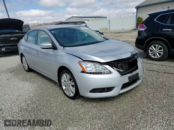 2013 Nissan Sentra SL with VIN 3N1AB7APXDL686062, listed as a Copart auction lot 48034515 with 108,578 mi miles and Non Repairable. Bid and sale history available at DreamBid. Image 13.