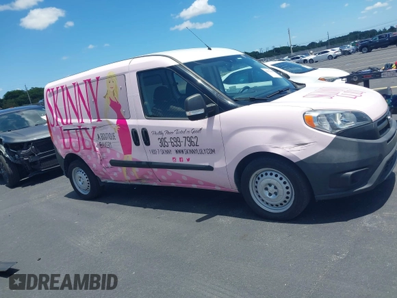 2017 Ram ProMaster City Cargo Tradesman with VIN ZFBERFAB6H6H02062, listed as a IAAI auction lot 42523698 with 90,796 mi miles and . Bid and sale history available at DreamBid. Image 13.