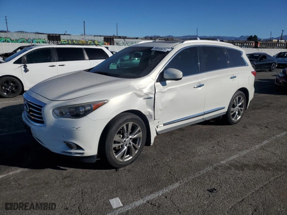 2014 Infiniti QX60 Hybrid with VIN 5N1CL0MN6EC514060, listed as a Copart auction lot 88640825 with NaN miles and Salvage Title. Bid and sale history available at carsss.com. Image 1.
