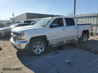 2017 Chevrolet Silverado 1500 LTZ with VIN 3GCUKSEC5HG511267, listed as a Copart auction lot 45852205 with 61,170 mi miles and Salvage Title. Bid and sale history available at carsss.com. Image 1.