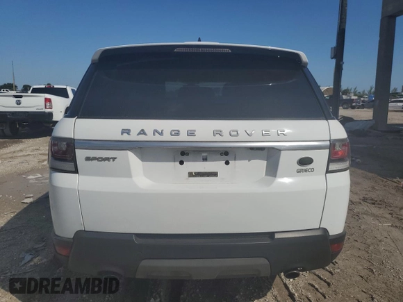 2017 Land Rover Range Rover Sport SE with VIN SALWG2FK7HA125800, listed as a Copart auction lot 76115044 with 55,533 mi miles and Salvage Title. Bid and sale history available at carsss.com. Image 6.