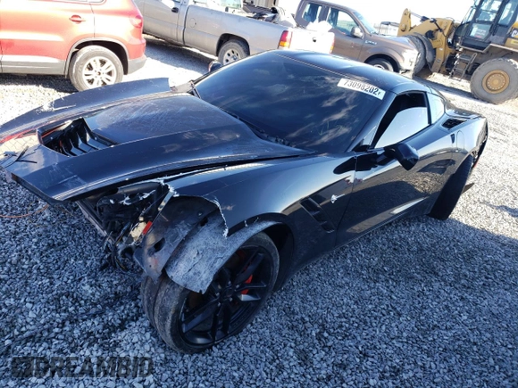 2019 Chevrolet Corvette 1LT with VIN 1G1YB2D79K5110379, listed as a Copart auction lot 73098202 with 20,706 mi miles. Bid and sale history available at carsss.com. Image 1.