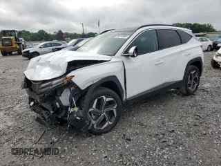 2023 Hyundai Tucson Limited with VIN 5NMJECAEXPH201688, listed as a Copart auction lot 56013095 with 36,018 mi miles and Salvage title. Bid and sale history available at DreamBid. Image 1.