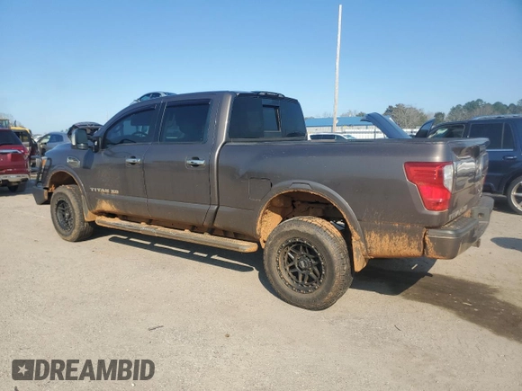 2016 Nissan Titan XD S with VIN 1N6AA1F40GN514555, listed as a Copart auction lot 46584855 with 312,334 mi miles and Salvage Title. Bid and sale history available at carsss.com. Image 2.