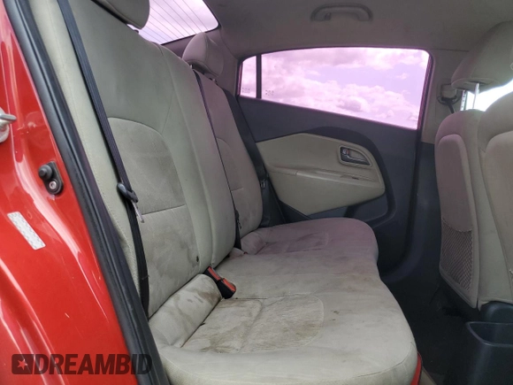 2013 Kia Rio LX with VIN KNADM4A38D6281874, listed as a Copart auction lot 51134385 with 168,379 mi miles and Clean Title. Bid and sale history available at carsss.com. Image 10.