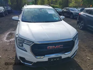 2023 GMC Terrain SLE with VIN 3GKALTEG7PL237976, listed as a IAAI auction lot 42165476 with 28,667 mi miles and . Bid and sale history available at carsss.com. Image 6.