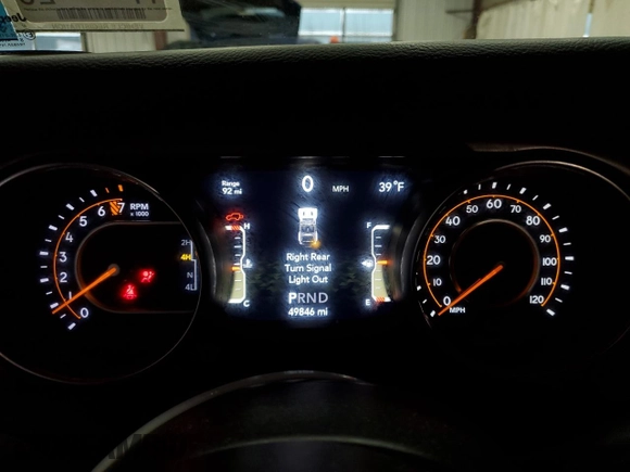 2021 Jeep Wrangler Unlimited Sport Altitude with VIN 1C4HJXDG2MW855205, listed as a Copart auction lot 42968925 with 49,846 mi miles and Salvage Title. Bid and sale history available at carsss.com. Image 9.