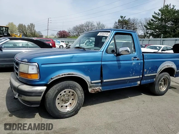 1995 Ford F-150 with VIN 1FTEF15H5SNB72572, listed as a Copart auction lot 52452315 with 303,554 mi miles and Salvage Title. Bid and sale history available at carsss.com. Image 11.