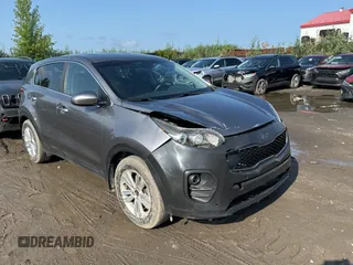 2018 Kia Sportage LX with VIN KNDPM3AC1J7480247, listed as a Copart auction lot 65893204 with 152,845 mi miles and Salvage Title. Bid and sale history available at carsss.com. Image 1.