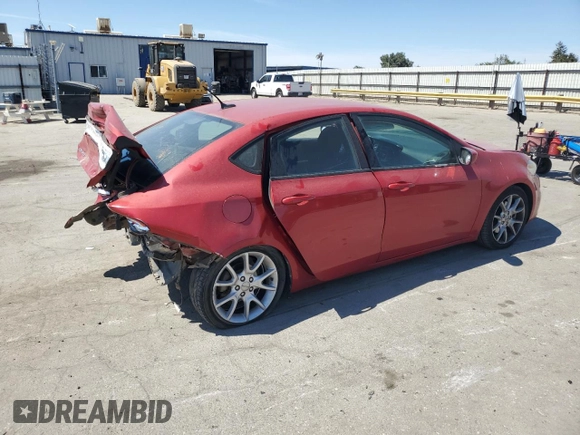 2013 Dodge Dart SXT with VIN 1C3CDFBA8DD181832, listed as a Copart auction lot 60302065 with 125,527 mi miles and Salvage title. Bid and sale history available at DreamBid. Image 3.