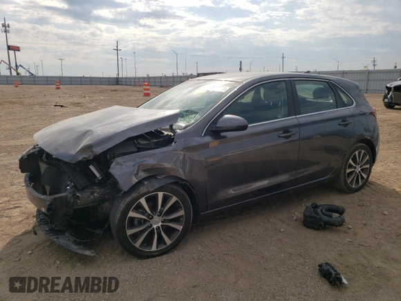 2019 Hyundai Elantra GT with VIN KMHH35LE1KU118547, listed as a Copart auction lot 71058944 with 0 mi miles and Salvage Title. Bid and sale history available at carsss.com. Image 1.