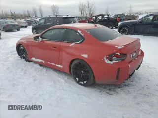 2024 BMW M2 with VIN 3MF13DM04R8E72490, listed as a Copart auction lot 87841235 with 0 mi miles and Salvage Title. Bid and sale history available at carsss.com. Image 2.