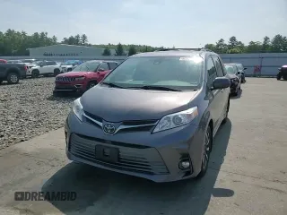 2019 Toyota Sienna XLE with VIN 5TDDZ3DC5KS221137, listed as a Copart auction lot 60358185 with 105,767 mi miles and Salvage title. Bid and sale history available at DreamBid. Image 14.
