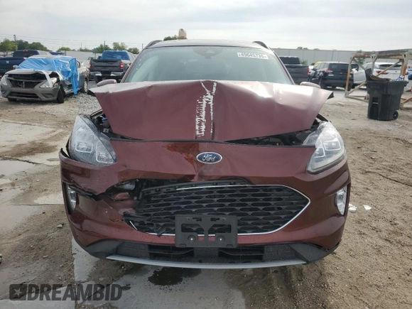 2021 Ford Escape Titanium with VIN 1FMCU9J91MUA79093, listed as a Copart auction lot 49645735 with 41,185 mi miles and Salvage Title. Bid and sale history available at carsss.com. Image 5.