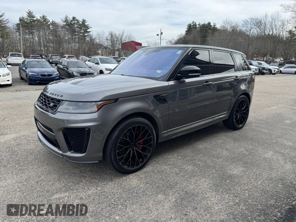 2018 Land Rover Range Rover Sport SVR with VIN SALWZ2SE3JA181653, listed as a Copart auction lot 50033545 with 84,325 mi miles and Clean Title. Bid and sale history available at carsss.com. Image 2.