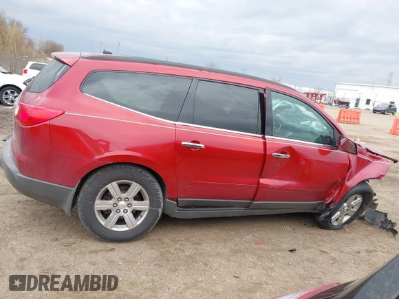 2012 Chevrolet Traverse 1LT with VIN 1GNKRGED9CJ330924, listed as a IAAI auction lot 41832593 with 159,303 mi miles and . Bid and sale history available at DreamBid. Image 13.