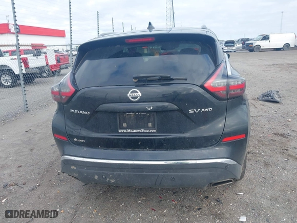 2020 Nissan Murano SV with VIN 5N1AZ2BS4LN104031, listed as a IAAI auction lot 40767346 with 111,380 mi miles. Bid and sale history available at carsss.com. Image 17.