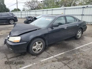 2003 Acura TL with VIN 19UUA56603A075613, listed as a Copart auction lot 73479814 with 0 mi miles and Salvage Title. Bid and sale history available at carsss.com. Image 1.
