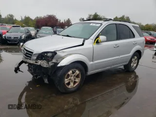 2007 Kia Sorento LX z VIN KNDJD736975666224, wystawiony jako Copart lot #76273824 z przebiegiem 192 338 mil mil oraz Szkoda całkowita • Salvage title. Historia ofert i sprzedaży dostępna na DreamBid. Obrazek 1.