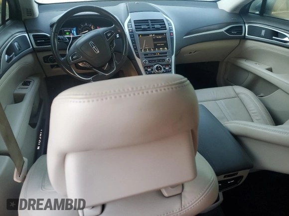 2018 Lincoln MKZ Hybrid Select with VIN 3LN6L5LU6JR601536, listed as a Copart auction lot 76550724 with 106,535 mi miles and Salvage title. Bid and sale history available at DreamBid. Image 8.