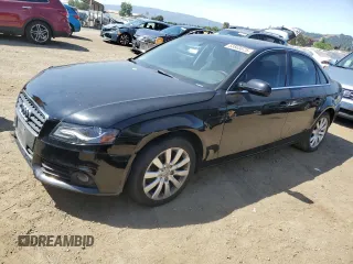 2010 Audi A4 Premium Plus with VIN WAUFFAFL0AN026678, listed as a Copart auction lot 58865875 with 172,449 mi miles and Salvage title. Bid and sale history available at DreamBid. Image 1.