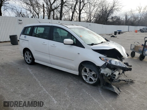 2009 Mazda 5 Touring with VIN JM1CR293590328460, listed as a Copart auction lot 84601184 with Not Provided miles and Salvage Title. Bid and sale history available at carsss.com. Image 4.