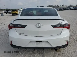 2020 Acura ILX w/Premium/A-SPEC Pkg with VIN 19UDE2F80LA004447, listed as a Copart auction lot 48059815 with 79,542 mi miles and Salvage Title. Bid and sale history available at carsss.com. Image 6.