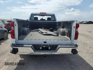 2024 Chevrolet Silverado 1500 Work Truck with VIN 3GCNAAED8RG381321, listed as a Copart auction lot 53080045 with 8,806 mi miles and Salvage Title. Bid and sale history available at carsss.com. Image 6.
