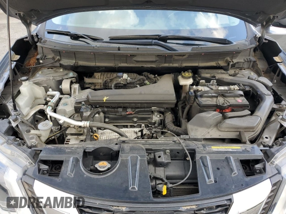 2017 Nissan Rogue SV with VIN KNMAT2MV9HP578095, listed as a Copart auction lot 61215775 with 108,192 mi miles and Salvage title. Bid and sale history available at DreamBid. Image 12.