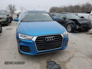 2017 Audi Q3 Premium Plus with VIN WA1JCCFS4HR001935, listed as a Copart auction lot 84167144 with 33,739 mi miles and Salvage title. Bid and sale history available at DreamBid. Image 5.