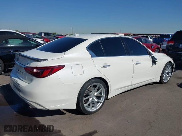 2021 Infiniti Q50 Luxe с VIN JN1EV7BP1MM705546, выставлен на аукционе IAAI как лот 42510864 с пробегом 68 011 миль миль и . История ставок и продаж доступна на DreamBid. Изображение 4.