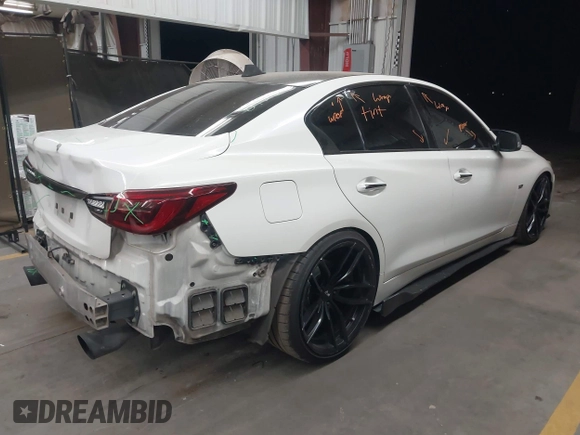 2018 Infiniti Q50 Sport z VIN JN1EV7APXJM354228, wystawiony jako IAAI lot #42141604 z przebiegiem 108 150 mil mil oraz . Historia ofert i sprzedaży dostępna na DreamBid. Obrazek 4.